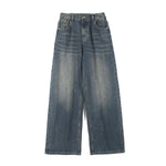 Whiskers Straight Leg Jeans-INNBLAC Fashion Apparel