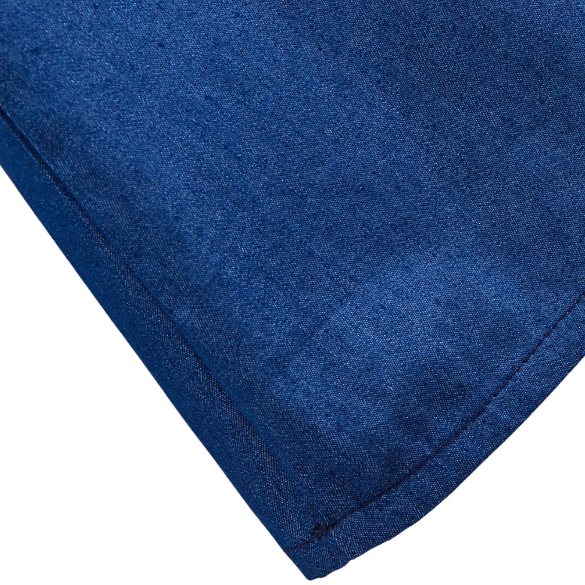 Classic Blue Denim Spaghetti Strap Flared Dress