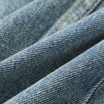 V-Neck Button-Front Denim Vest