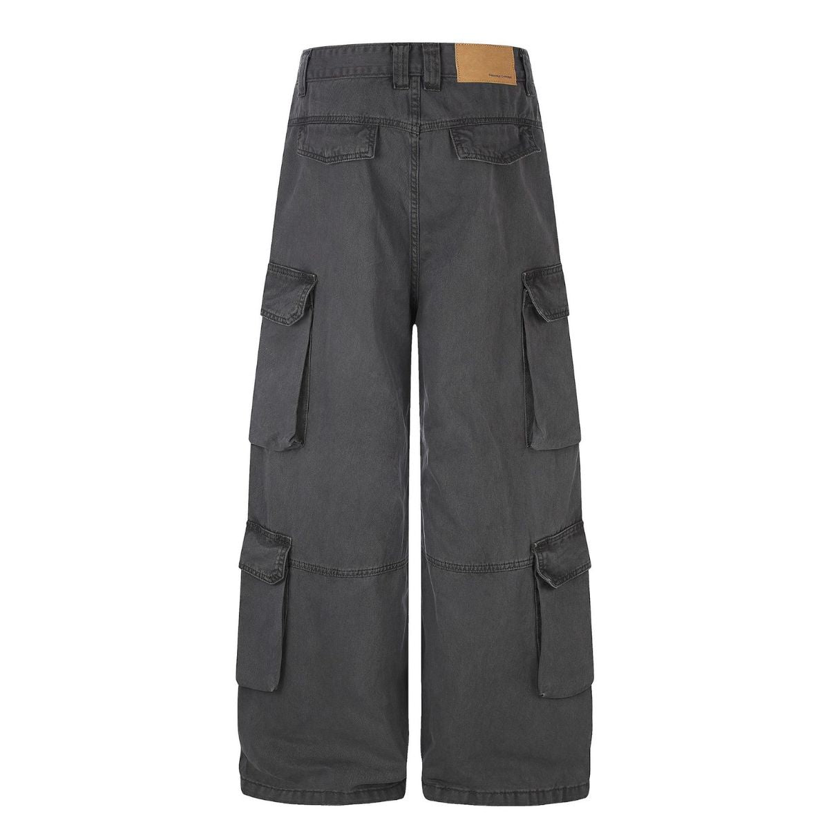 Vintage Multi-Pocket Wide Leg Cargo Pants
