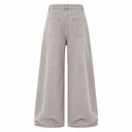 Minimalist Washed Straight Leg Denim Jeans