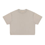 275G Heavyweight Cotton Coverstitch Cropped Tee