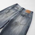 Ripped Graffiti Baggy Jeans-INNBLAC Fashion Apparel