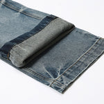 Vintage Wash Straight Leg Jeans-INNBLAC Fashion Apparel