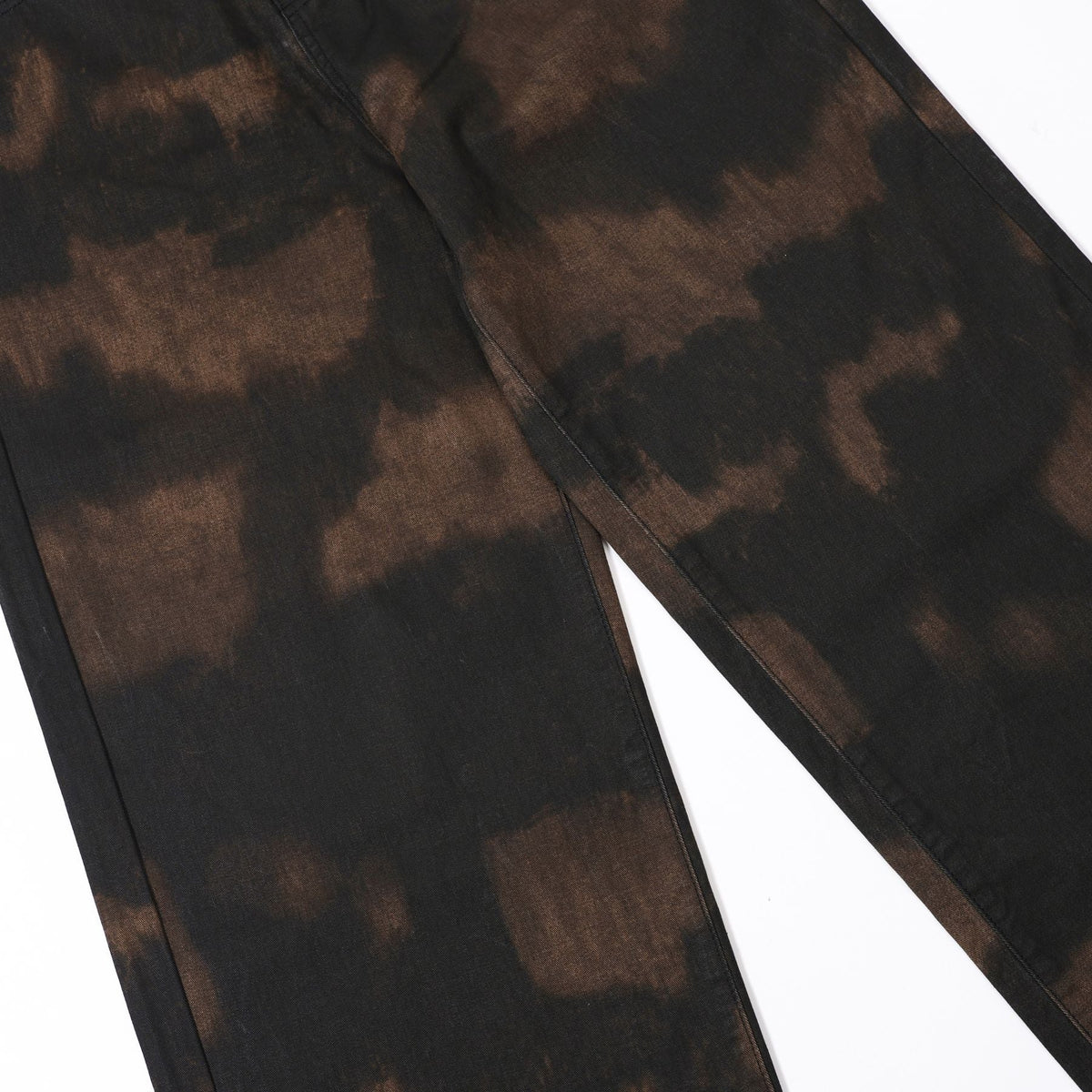 Black Camouflage Wide Leg Pants-INNBLAC Fashion Apparel