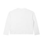 260G Waffle Knit Boxy Long Sleeve Tee