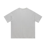 Vintage Wash Relaxed Linen-Cotton Blend Short Sleeve T-Shirt