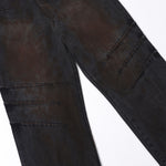 Heavyweight Wasteland Wrinkles Jeans-INNBLAC Fashion Apparel