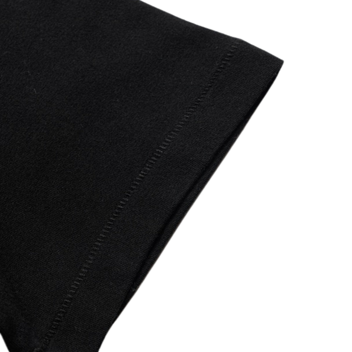 Women's Black Slim-Fit Stretch Crew Neck ShortSleeve Tee