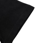 Women's Black Slim-Fit Stretch Crew Neck ShortSleeve Tee