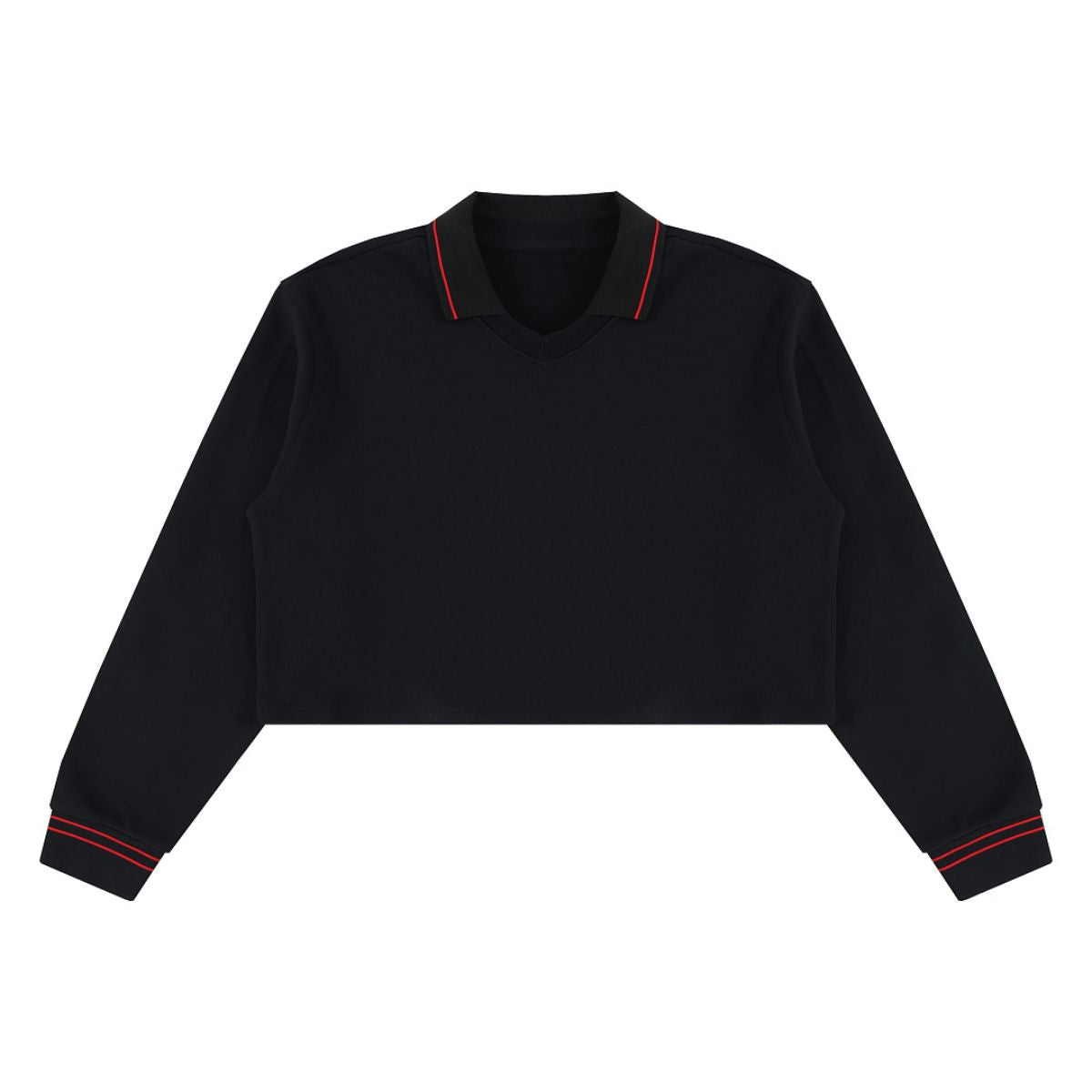 410G Heavyweight Cotton Cropped Sweatshirt | Coverstitch Detail Street Pullover