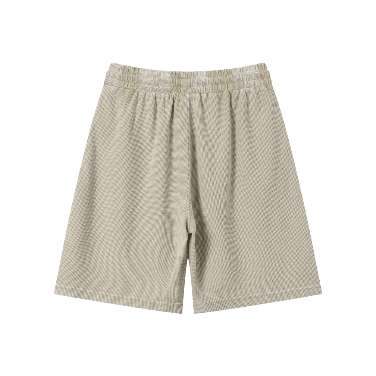 Men’s Vintage Wash Loose Fit Snowflake Waffle Shorts