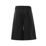 Vintage Pinstripe Wide Leg Cropped Trousers