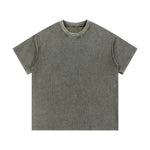 340G Vintage Wash Waffle Knit Relaxed Fit T-Shirt
