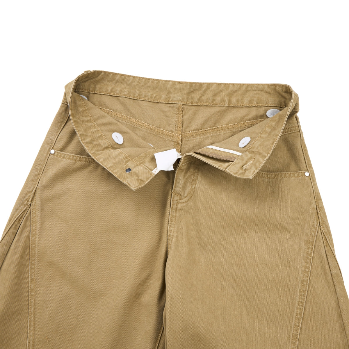 Retro Curved-Leg Relaxed Fit Cargo Pants
