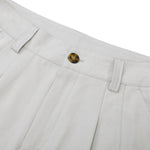 Minimalist Wide-Leg Pleated Pants
