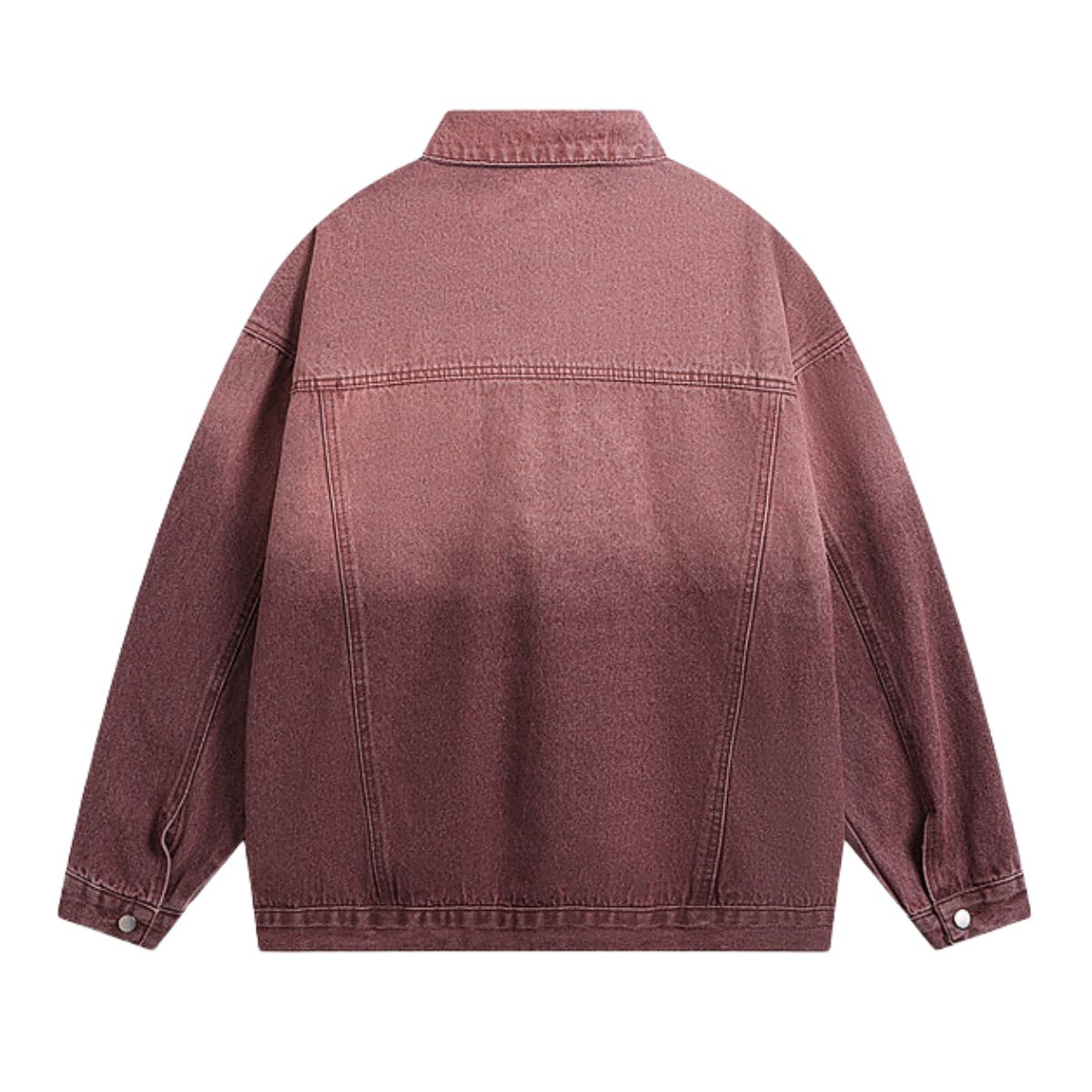 Retro Japanese Loose Gradient Denim Jacket Men & Women