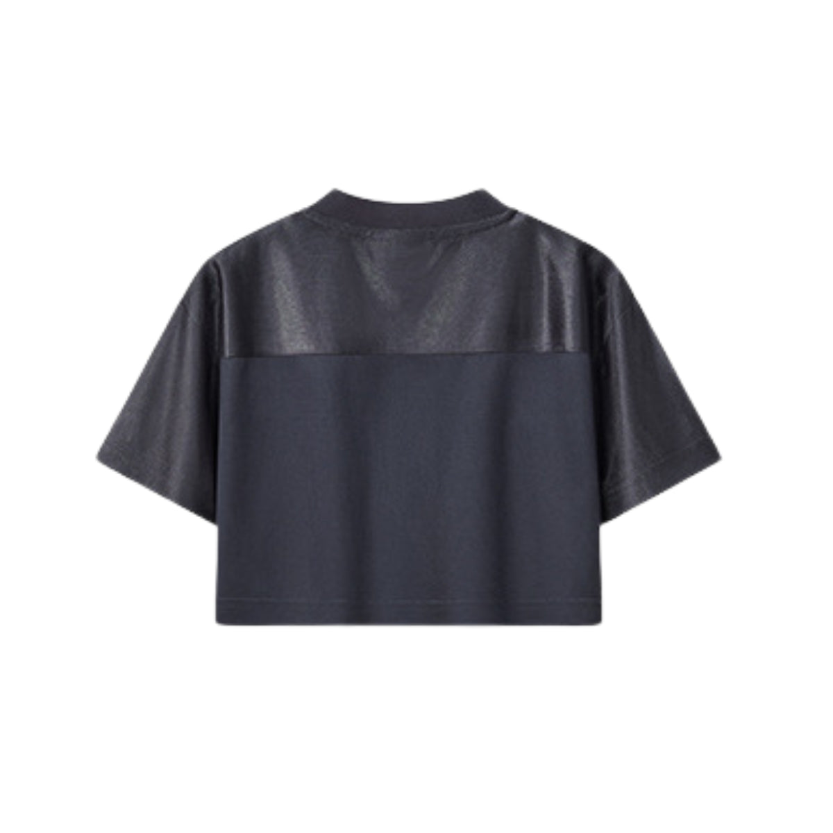 Cyber-Grunge Distressed Cutout Y2K Cropped Top