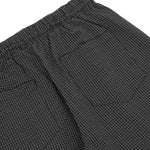 Striped Check Patchwork Relaxed Wide-Leg Lounge Pants