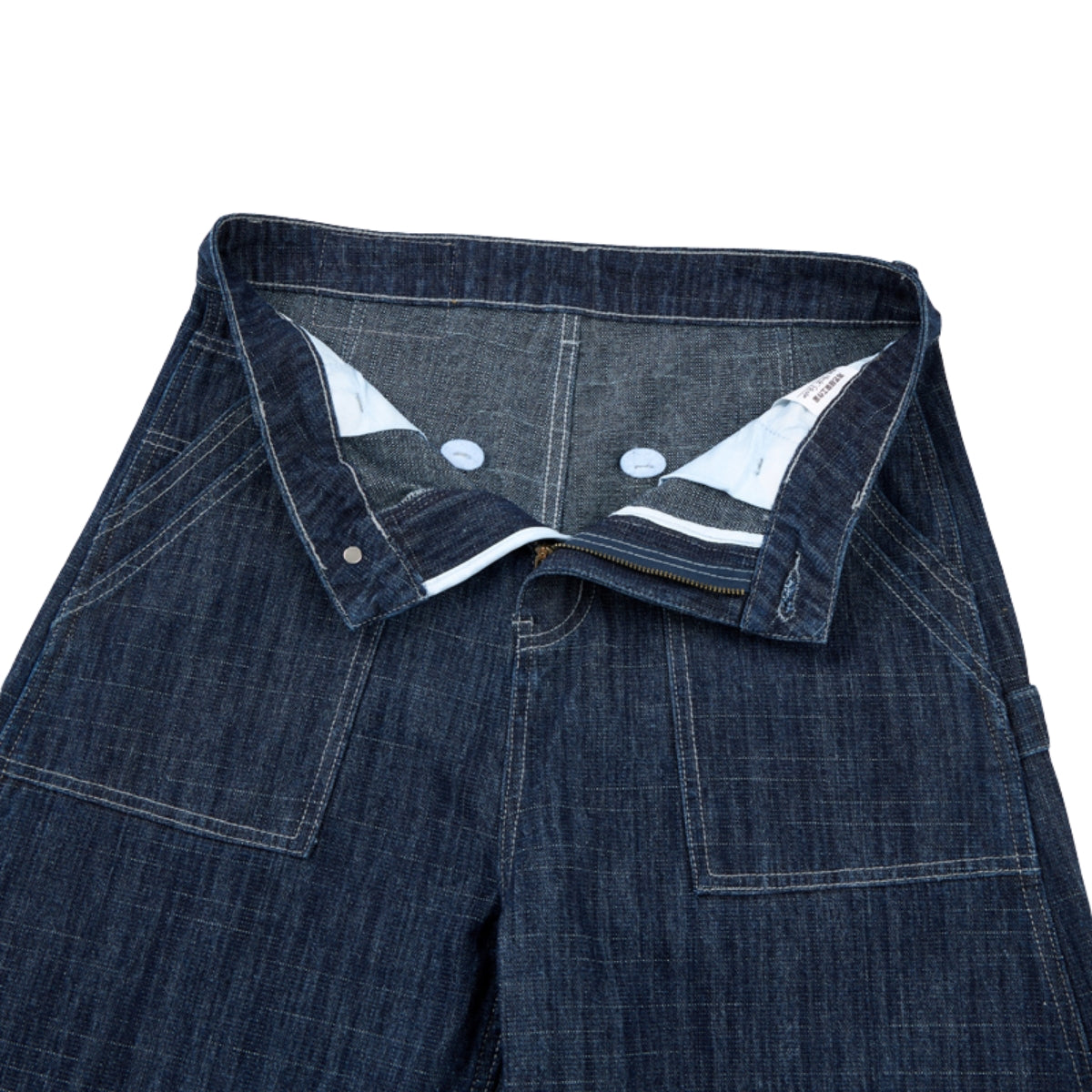 Vintage Slub Carpenter Baggy Denim Pants
