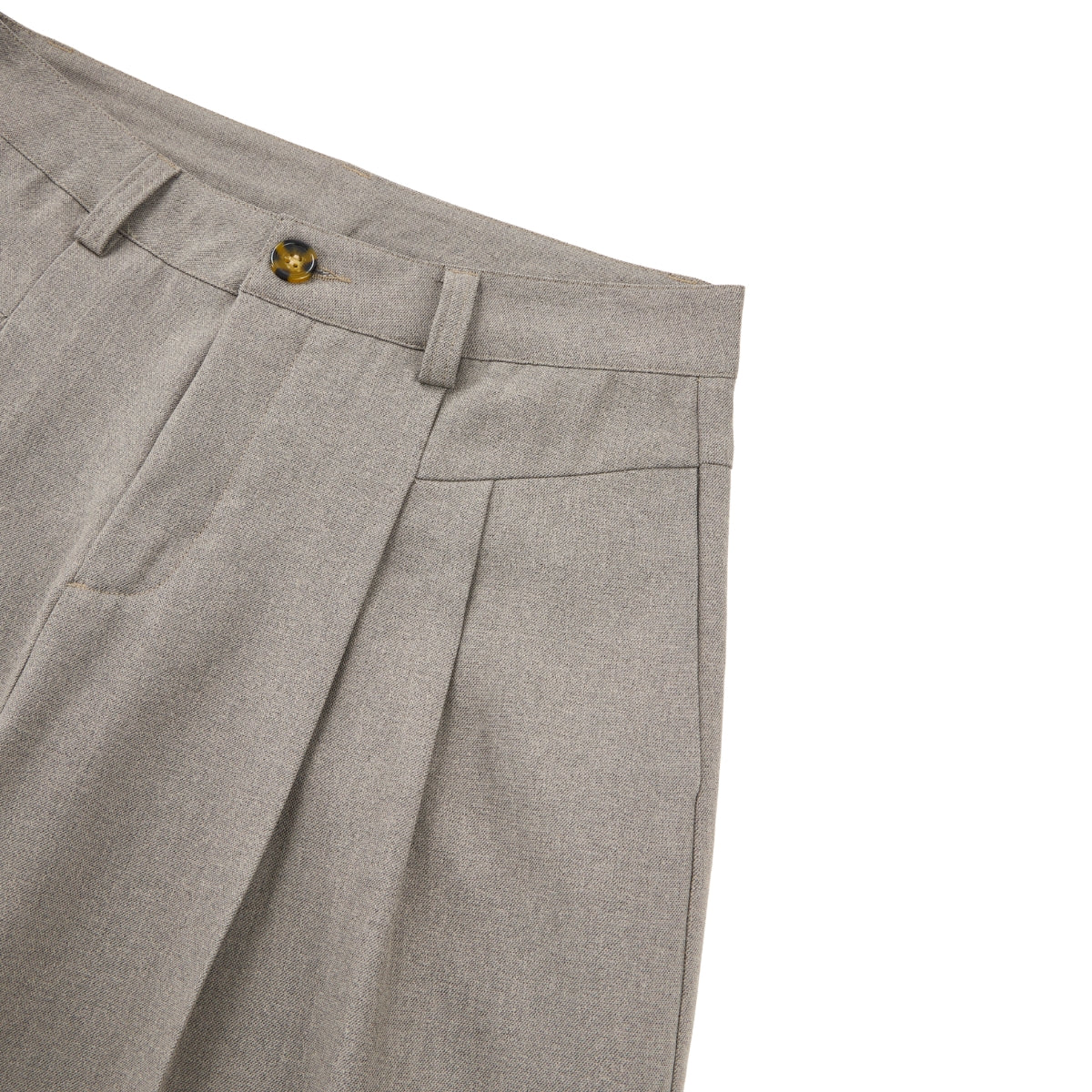 Double-Pleat Baggy Wide-Leg Trousers