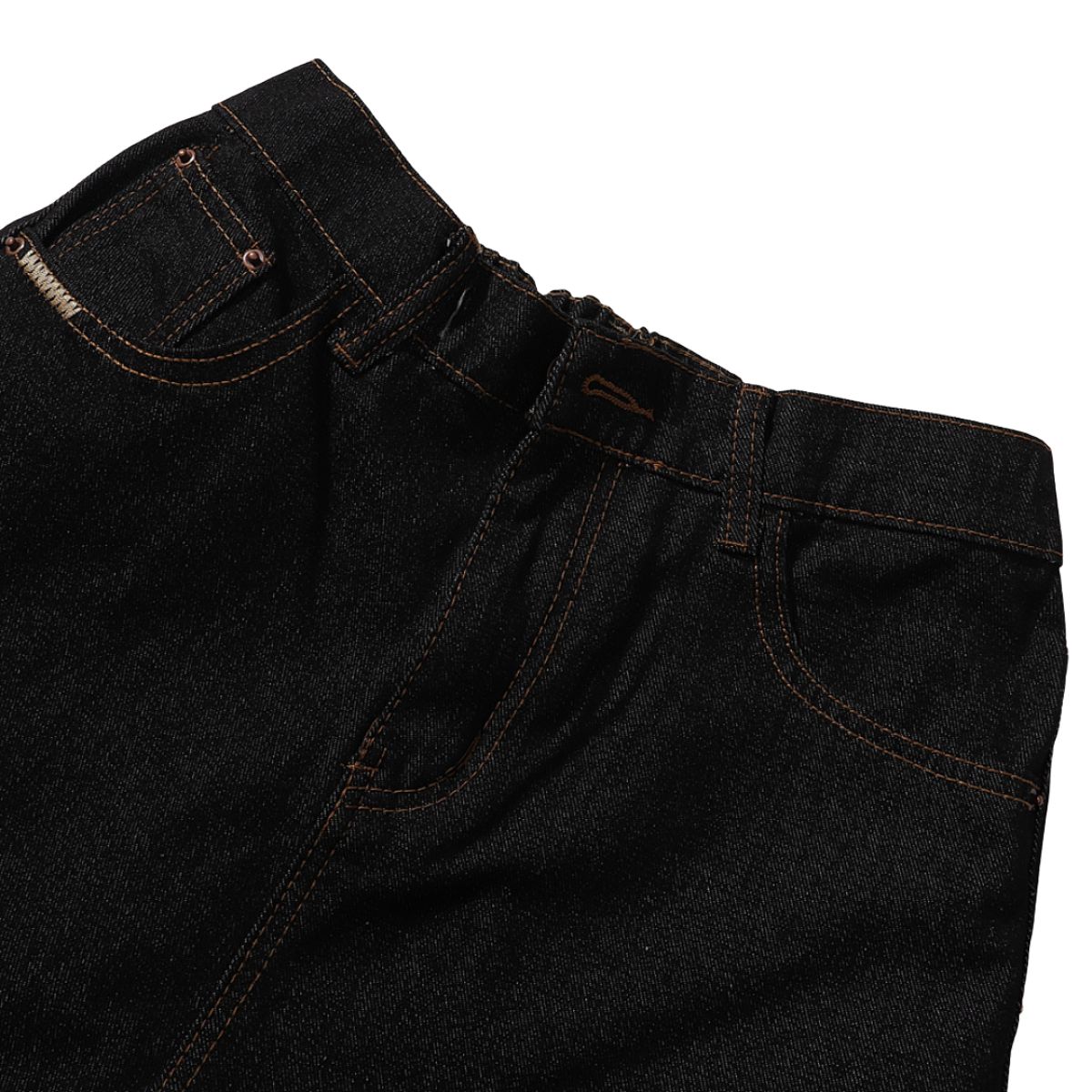 Raw Wash Wide Straight Denim Jeans