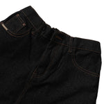 Raw Wash Wide Straight Denim Jeans