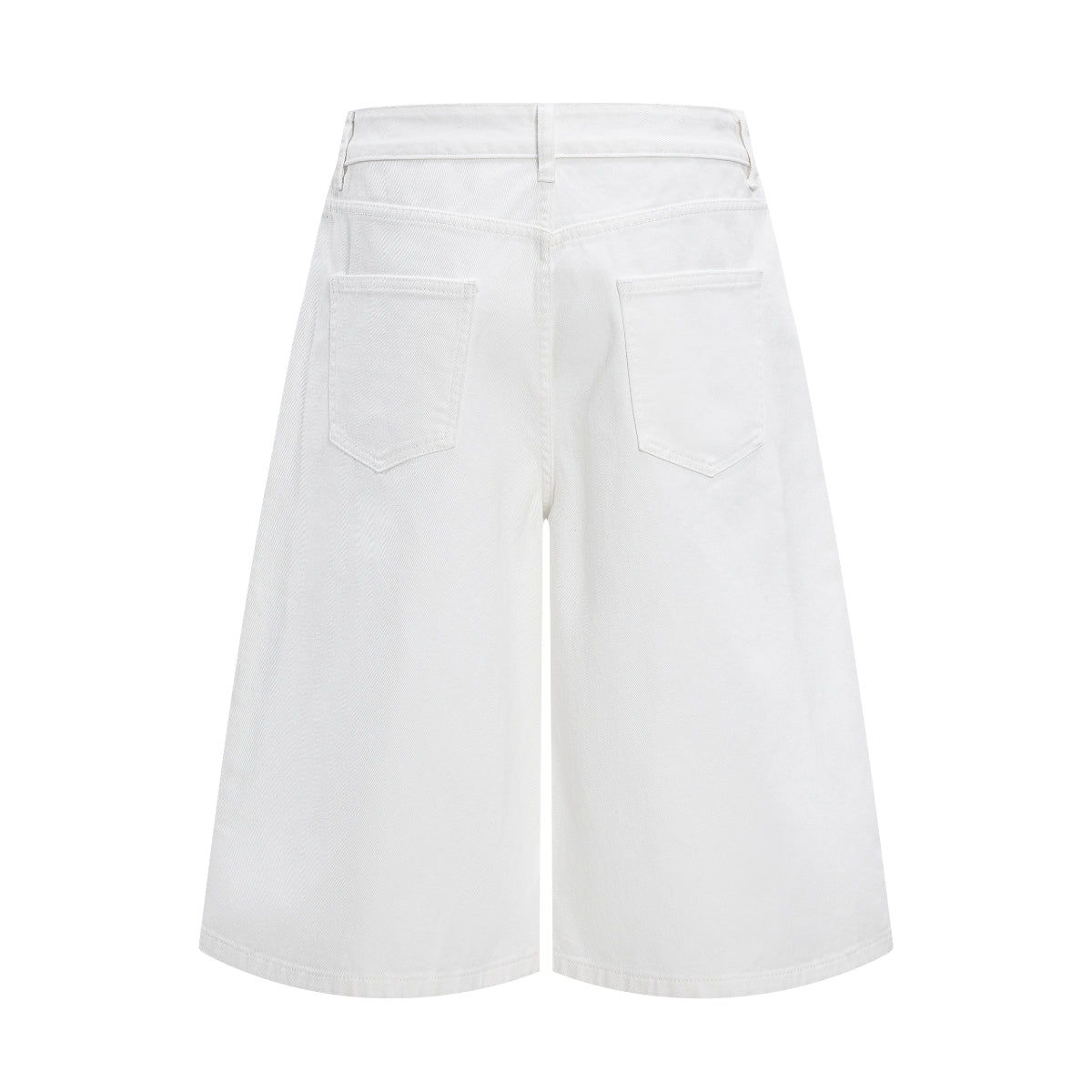 Retro Washed Baggy Straight-Leg Bermuda Shorts