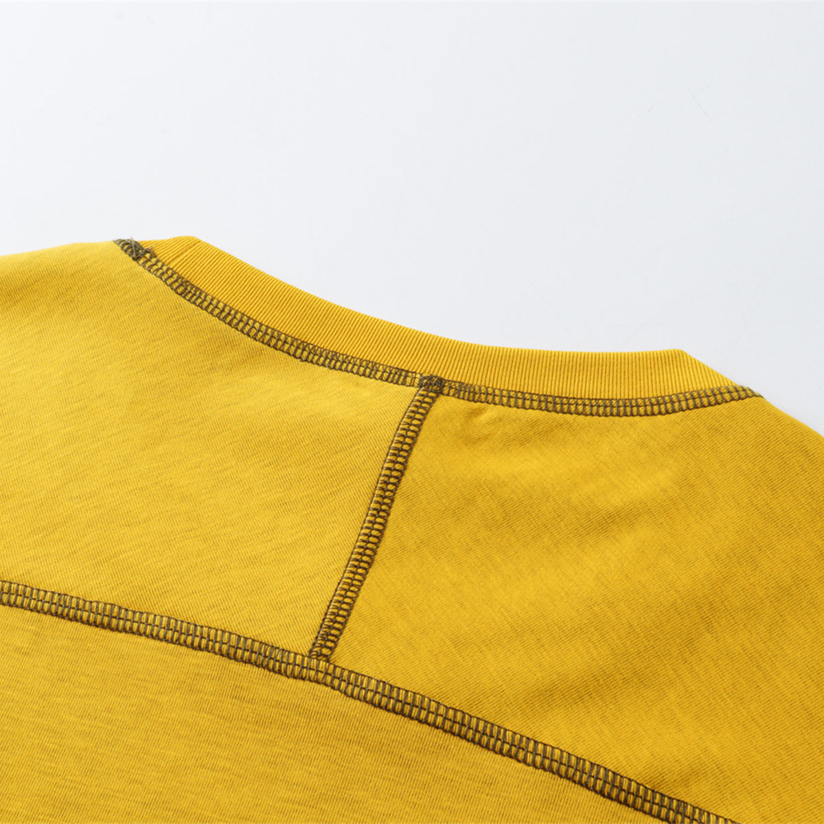 Contrast Stitching Sleeveless Crew Neck Casual Sport Tee