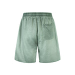 Reverse-Dyed Distressed Raw Edge Shorts