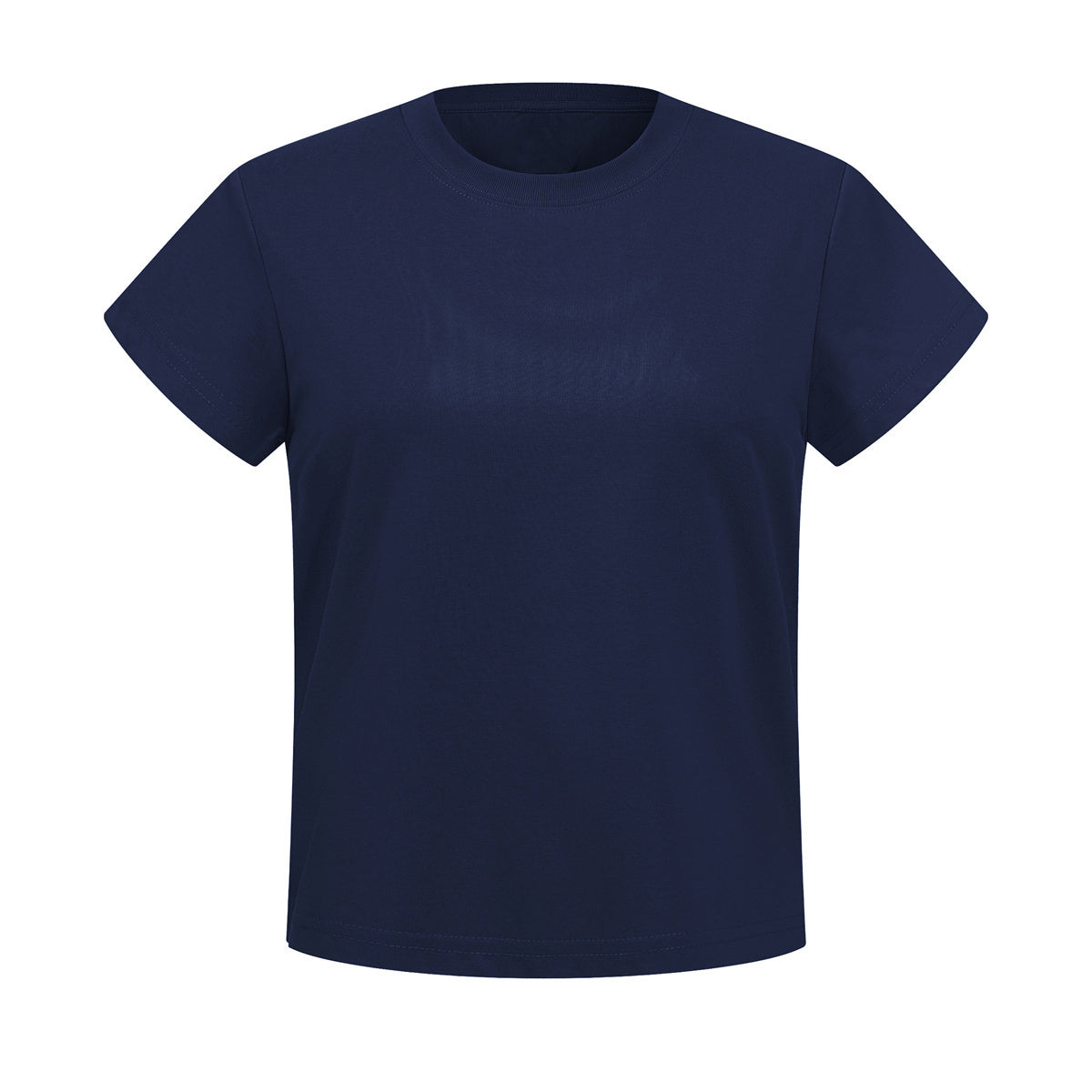 Classic Crew Neck Comfortable Versatile Everyday Tee