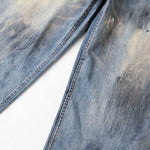 Distressed Brushstroke Fade Loose Baggy Jeans