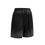 Ombre Color Drawstring Casual Lounge Elastic Waist Shorts
