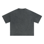 Oversized Vintage Wash Cotton Tee Shirt