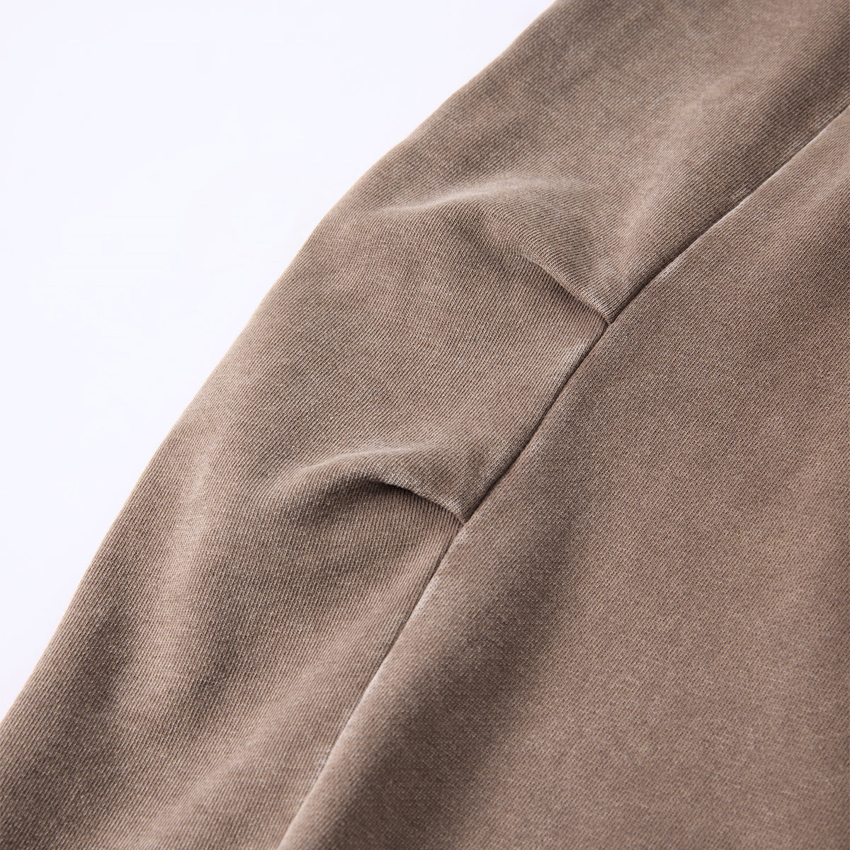 Vintage Washed Curved Panel Wide Drawstring Pants