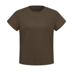 Classic Crew Neck Comfortable Versatile Everyday Tee