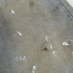 Ink Splash Vintage Wash Bermuda Shorts