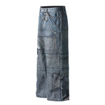 Cartoon Printed Baggy Denim Pants