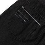 Minimalist Wide Leg Black Jeans