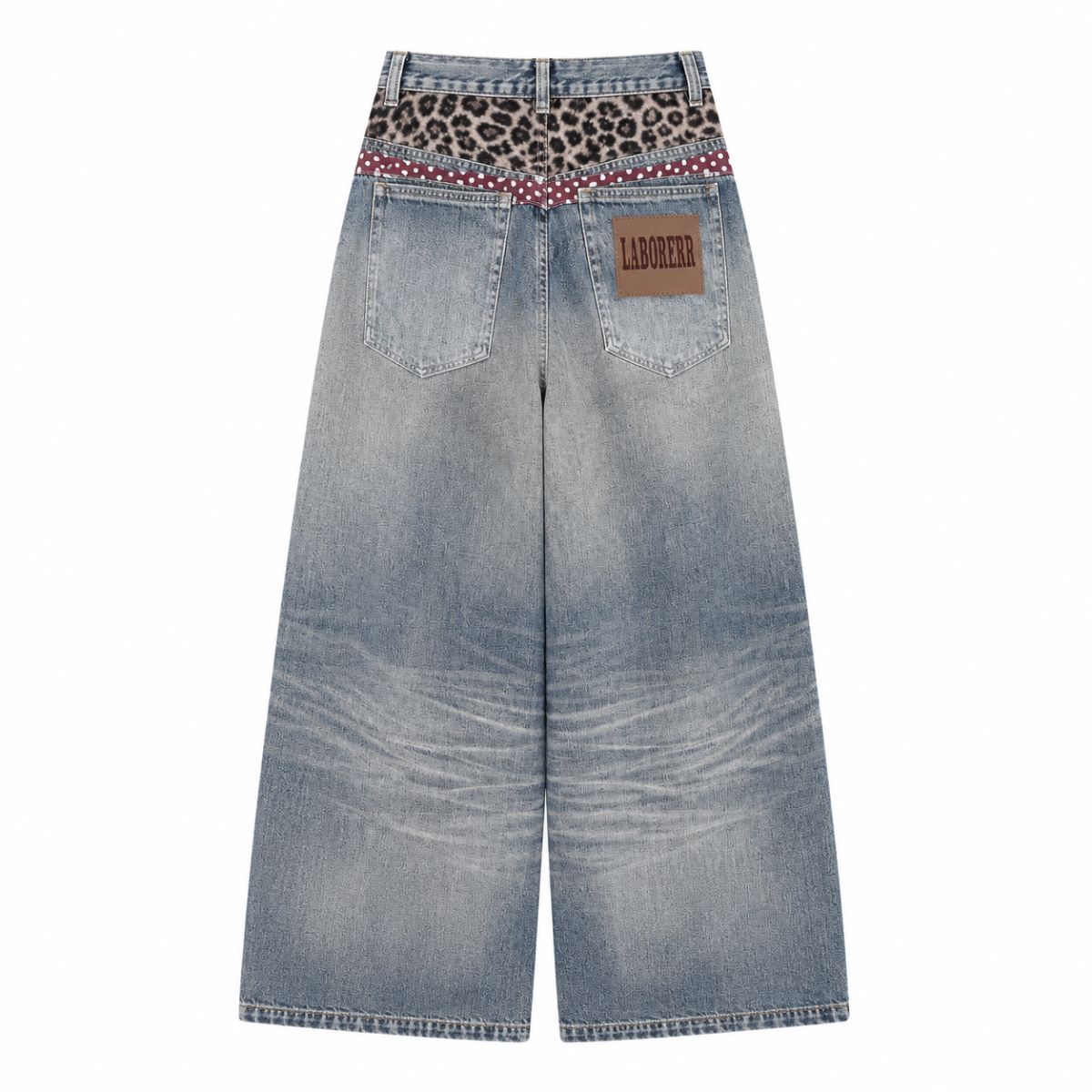 Vintage Layered Balloon Leg Jeans
