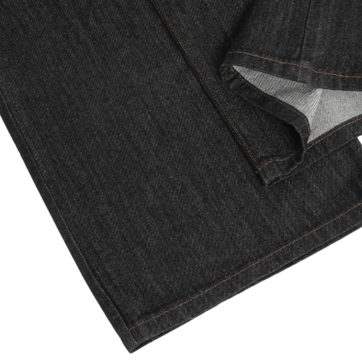 Washed Distressed Wide Leg Denim Jeans