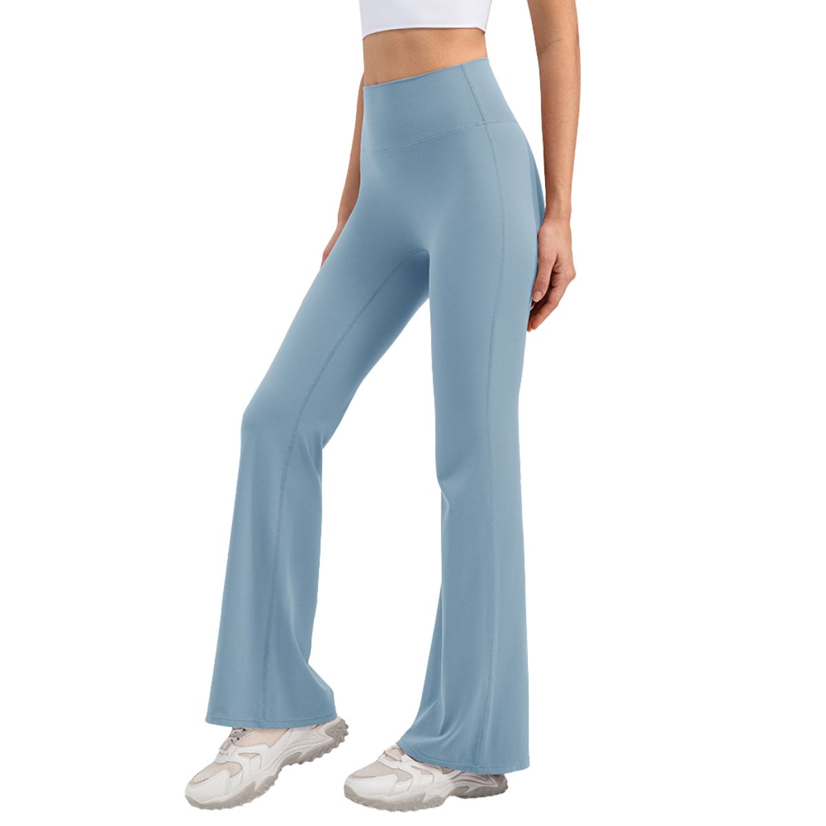 High Waist Micro Flare Yoga Pants for Women Moisture-Wicking Butt Lifting Gym & Yoga Leggings