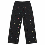 Vintage Rhinestone Straight Leg Jeans
