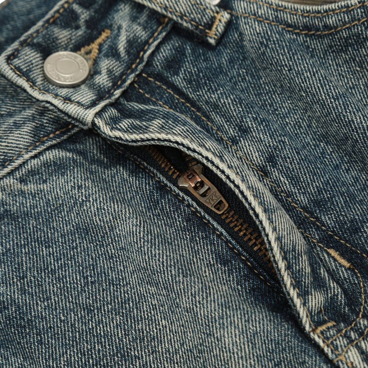 Smoke Rise Stitched Camo Ripped Denim Jeans
