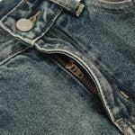 Smoke Rise Stitched Camo Ripped Denim Jeans