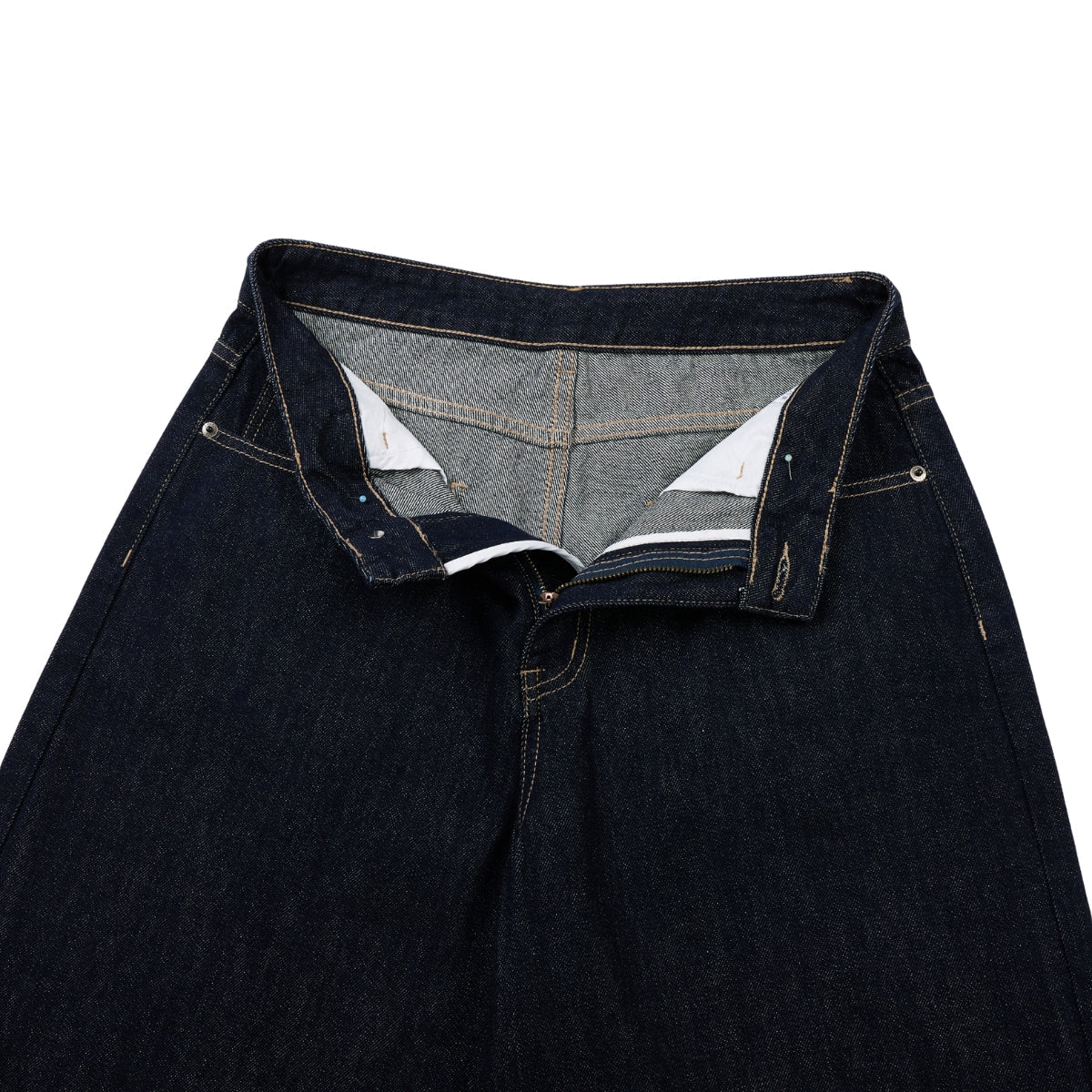 Vintage Loose Straight-Leg Denim Bermuda Shorts