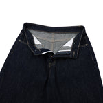 Vintage Loose Straight-Leg Denim Bermuda Shorts