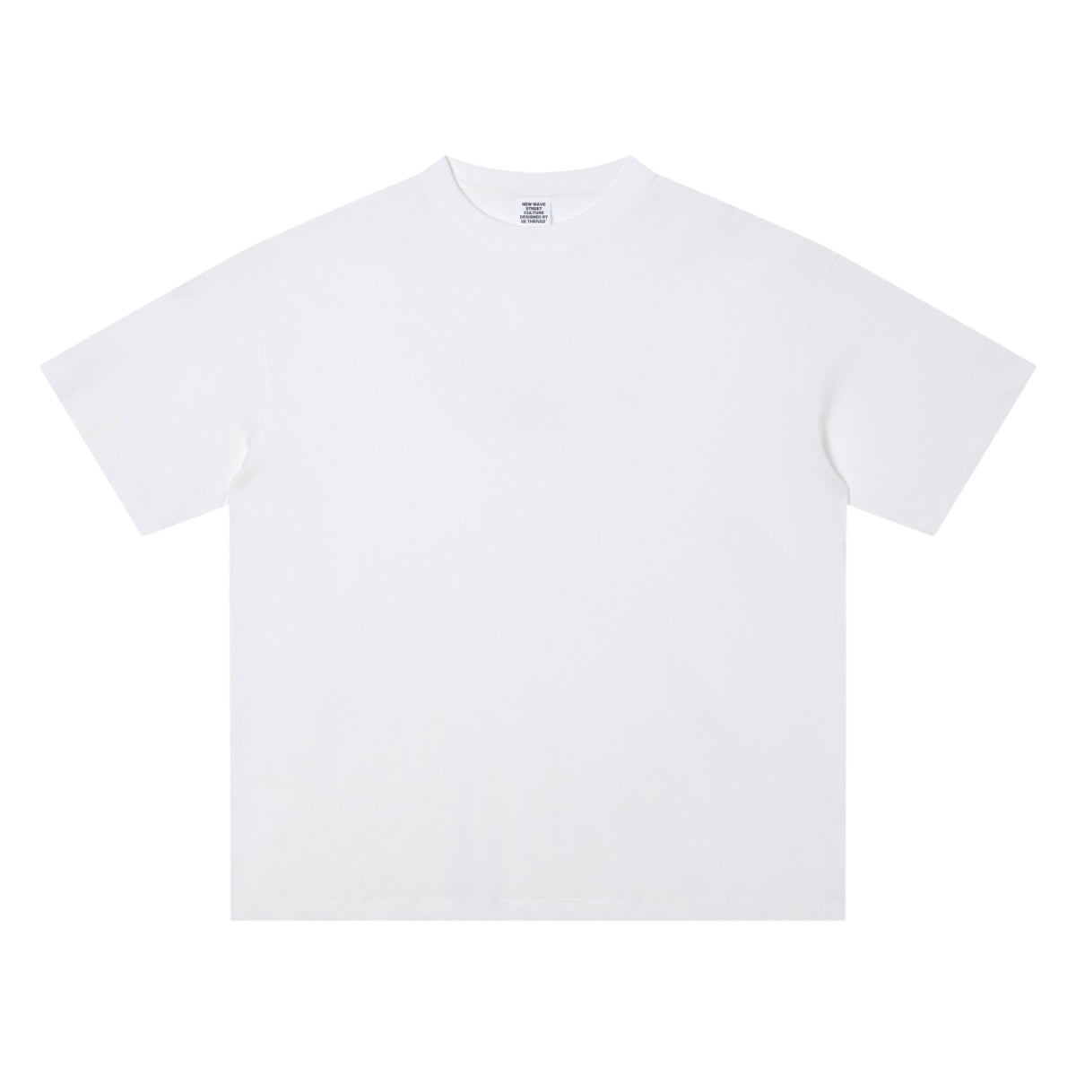 Ice Mint Cotton Cooling Fragrance Loose Fit Crew Neck Tee