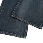 Blue Washed Baggy Cat Whisker Jeans