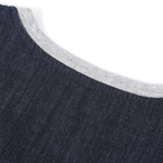 Mock Two-Piece Sleeveless A-Line Dress